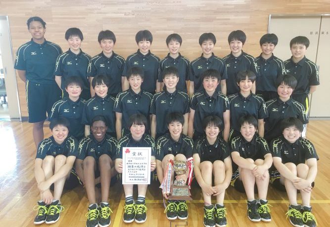 女子バレーボール部　高校総体県予選9年連続33度目の優勝