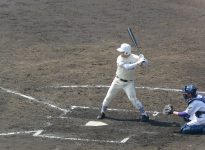 五回、島田侑希選手の二塁打
