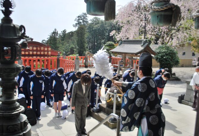 1年太平山神社参拝