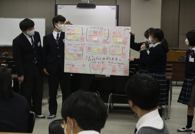 栃木市議会議員と本校生の意見交換会