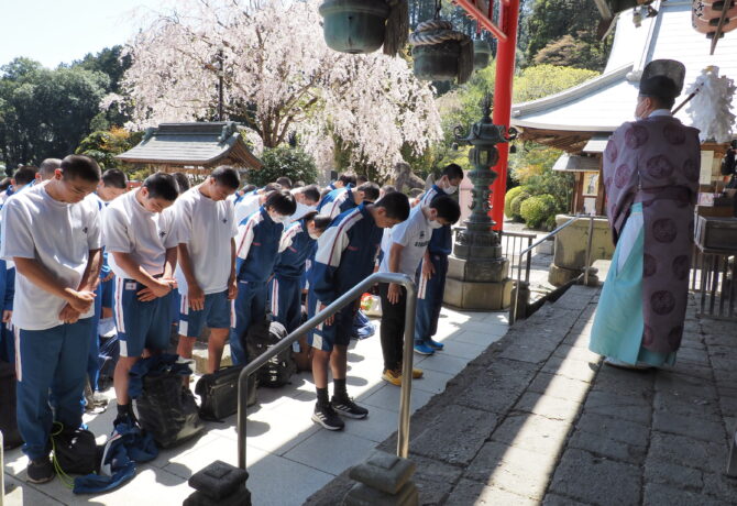 １年生オリエンテーション・太平山神社参拝
