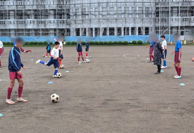 【中学】サッカー部合同練習・練習試合