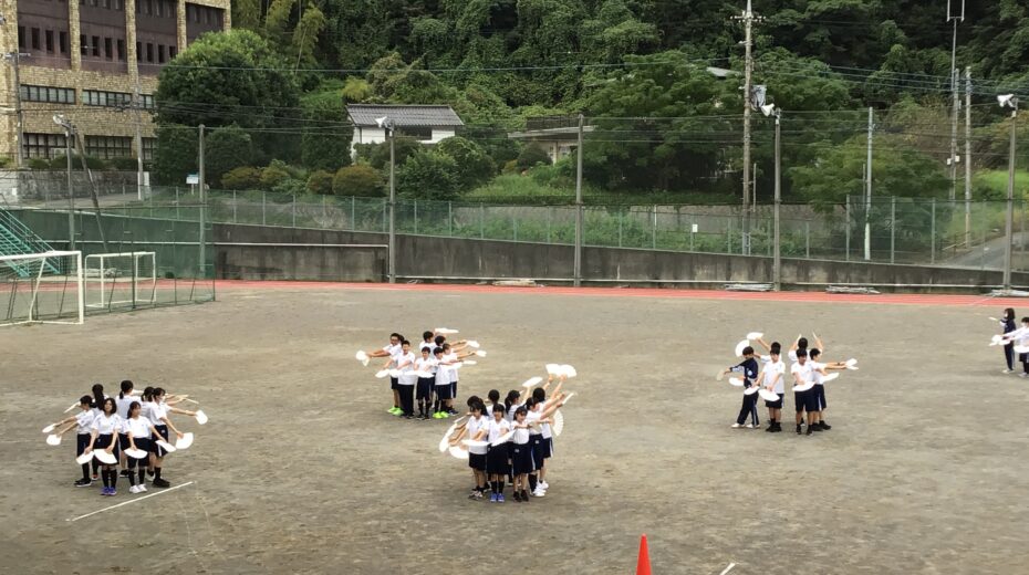 集団演技の練習③