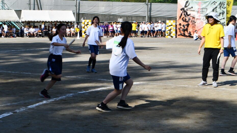 部対抗リレー、中学生から高校生へ