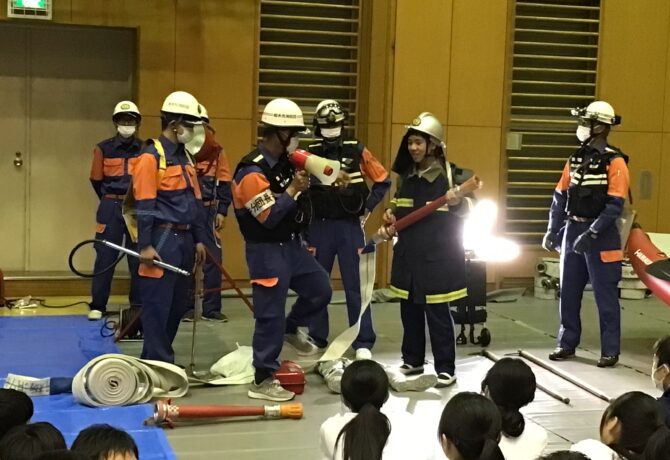 中学校・高校1年合同防災教育