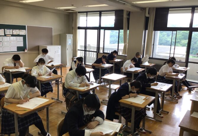 【中学】１学期中間試験　実施