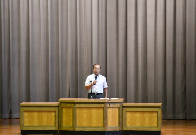 【中学】1学期終業式・壮行式