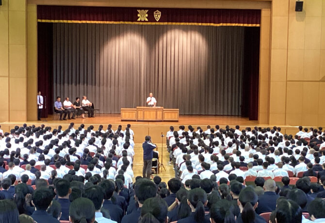【中学】2学期始業式