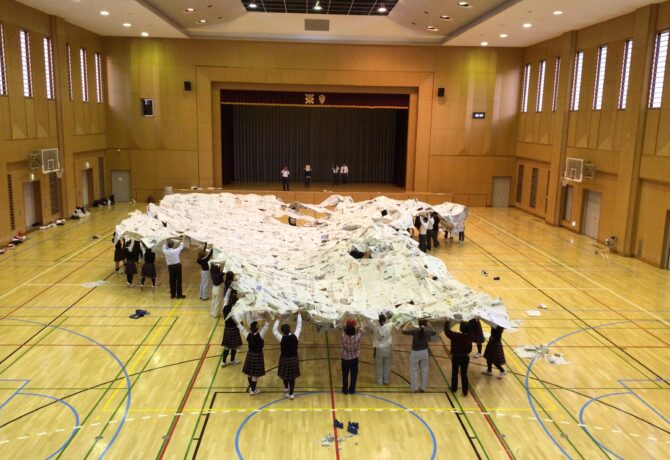 【中学】中学3年生　短大との連携授業