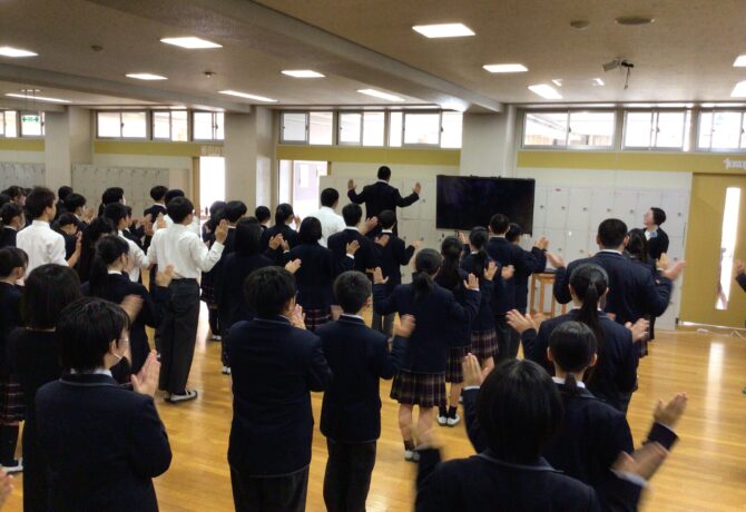 【中学】創立記念式典に向けて