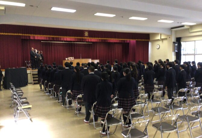 【中学】全校朝礼