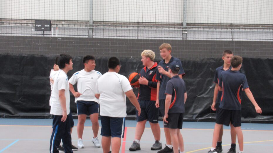 スポーツレッスンの様子