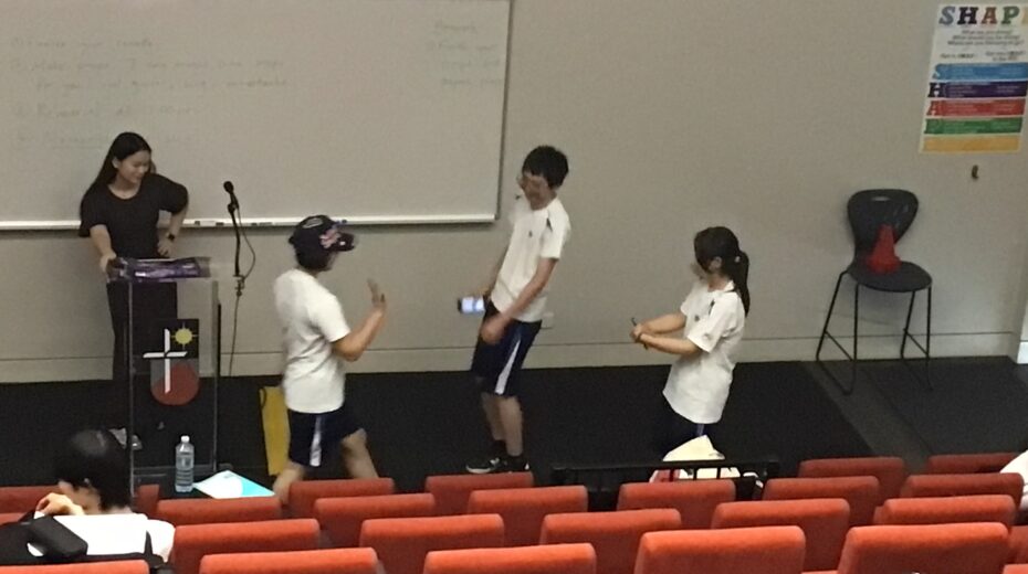 英語レッスン発表の準備