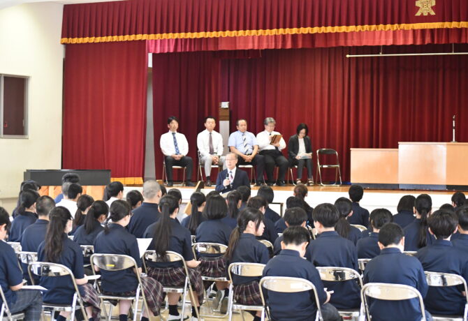 【中学校】６月全校朝礼