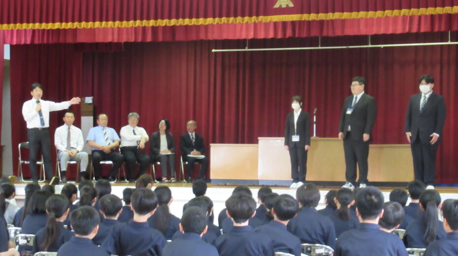 22期生を6年間担任された小田副教頭よりお話